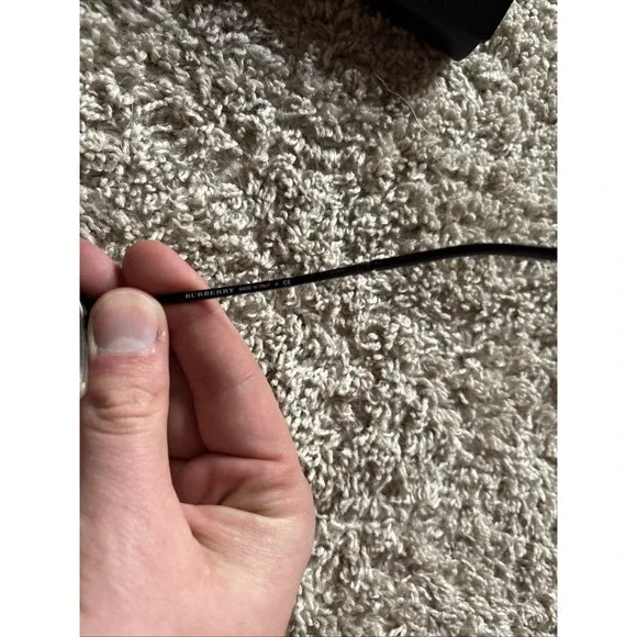 Burberry BE 1315 1007 Matte Black Metal Rectangle Eyeglasses FRAMES ONLY - Picture 6 of 9